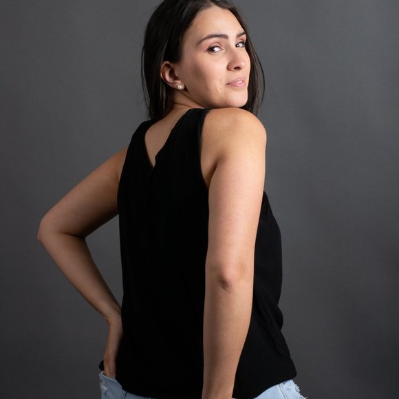 Black Halter Top by Chelsea28 - Picture 8 of 9